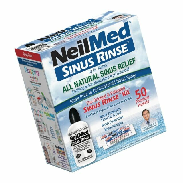 NeilMed Sinus Rinse Kit 50 Count (pack of 2) for sale online eBay