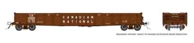 Rapido HO 52'6'' Gondola: Canadian National - 12'' Lettering Scheme: 6-Pack