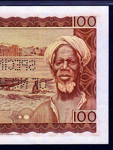 Mali 100 Francs 1960(1967) P-7s * Specimen * PMG Gem Unc 66 EPQ * - Picture 7 of 8
