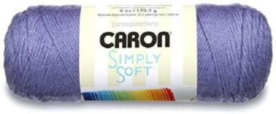 Caron Einfach Weich Acryl Aran Strickwolle Garn 170g - 9756 Lavendel Blau