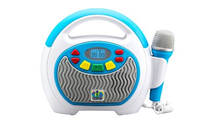 eKids Bluetooth Karaoke Machine with Microphone for Kids