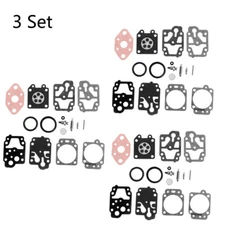 3Set Carburetor Gasket Kit Replace For Walbro K20-WYL Honda Gx22/31 Echo GT1100