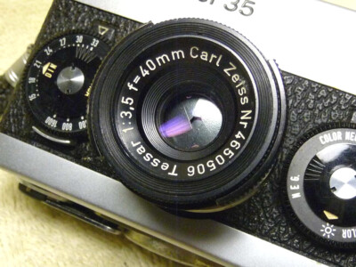 RARE German-Made HONEYWELL ROLLEI 35 FILM CAMERA.Zeiss 40mm Tessar