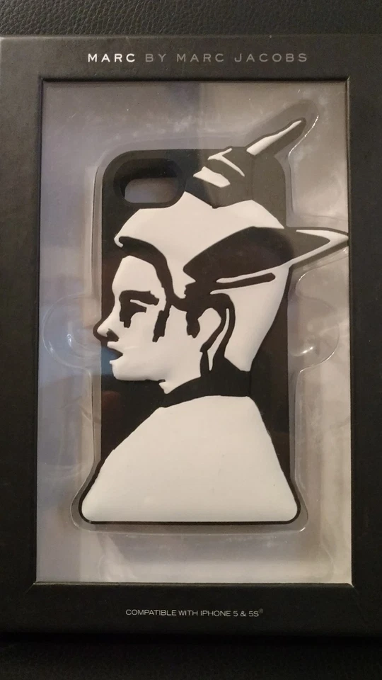 MARC JACOBS ASTRONAUT MOBILE FUNDA IPHONE 5 Y 5S PROTECTORA GOMA APPLE NUEVA Foto 2 de 3