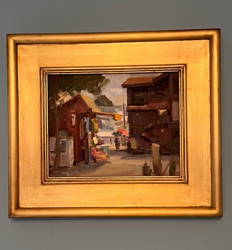 Amazing Ken DeWaard Oil Painting Plein Air St Michaels MD Street Scene 2009 !! - Picture 3 of 14