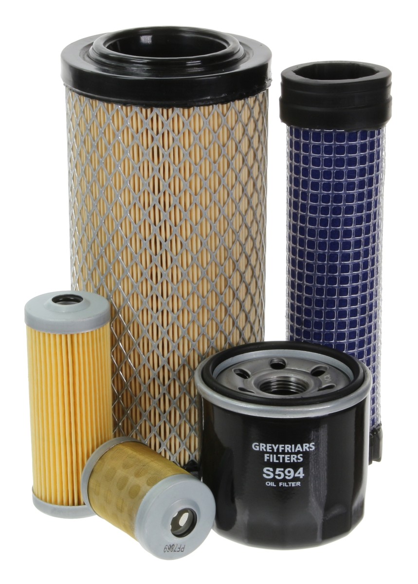 500 Hour Filter Service Kit for Hitachi ZX 19 U-6 ZAXIS Mini