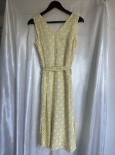 Ann Taylor Petite Size 4 Yellow Sundress