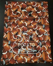 Embroidered Microwave Baked Potato Bags - 100% Cotton Fabric & Homemade 