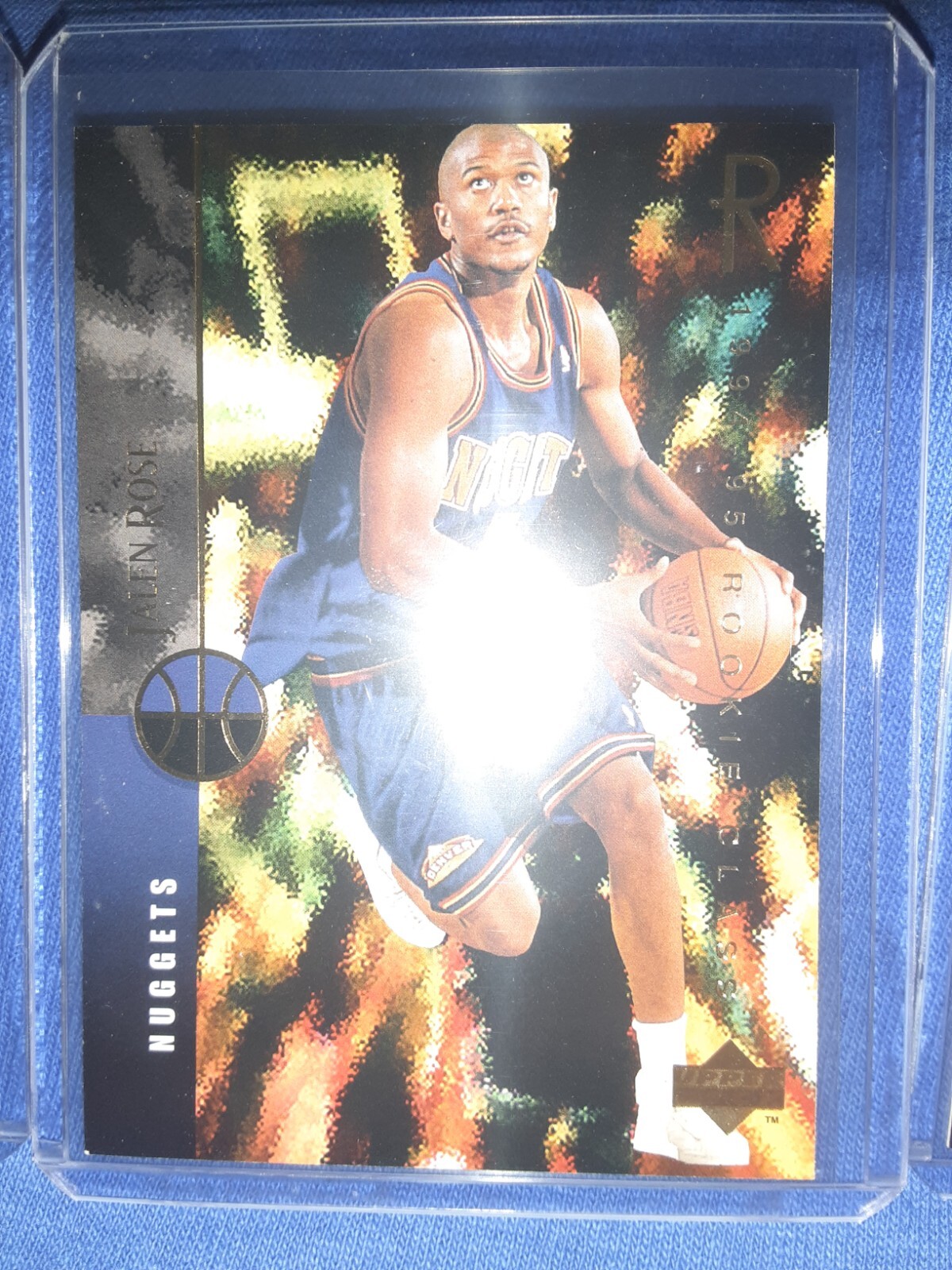1994-95 Upper Deck Jalen Rose RC Rookie #159 Denver Nuggets  MVP