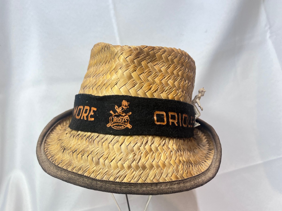 Vtg Baltimore Orioles Straw Hat 1954-1965 O display picture 1