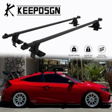 For Honda Civic Car Top Roof Rack Cross Bars Cargo Carrier Luggage Lock Aluminum