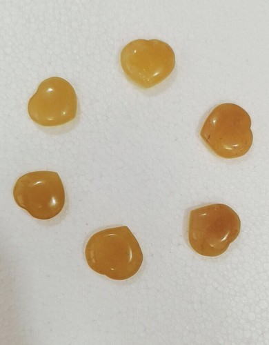 Cuore Citrino Naturale 1"-1,25" | Cristallo Giallo per Guarigione, Equilibrio e Pulizia - Foto 6 di 8
