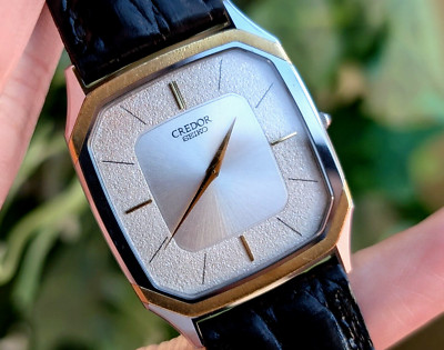 電池交換済】SEIKO CREDOR クレドール 腕時計 6730-5341