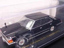 Nissan Cedric 430 1979 Black 1/43 Scale Box Mini Car Display Diecast