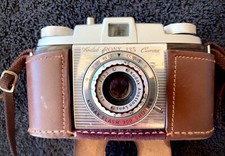 KODAK PONY 135 MODEL C CAMERA WITH CASE AND STRAP