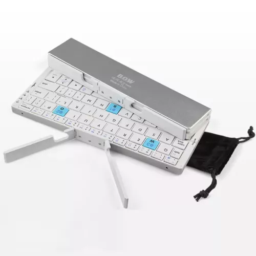 BOW HB199 Foldable Mini Bluetooth Keyboard For HUAWEI Mate XT Ultimate Mate X5 - Picture 2 of 9