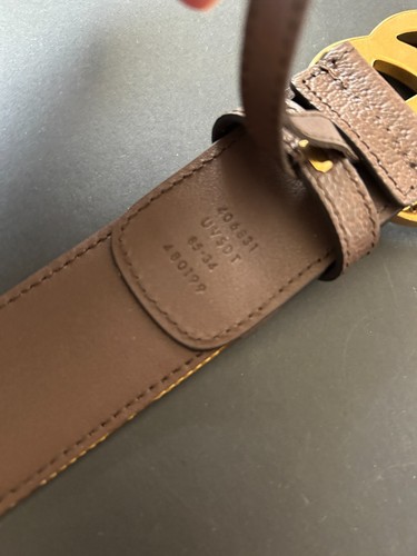 NWT Gucci X Adidas GG Marmont Belt Size 85/34 406831 - Picture 9 of 13