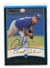 2001 Bowman Chad Durbin #338 HAND SIGNED AUTO AUTOGRAPH HA RETROGRAPH BUYBACK