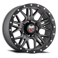17 inch 17x9 Mamba 597MG M25 Matte Grey wheels rims 6x5.5 6x139.7 -12