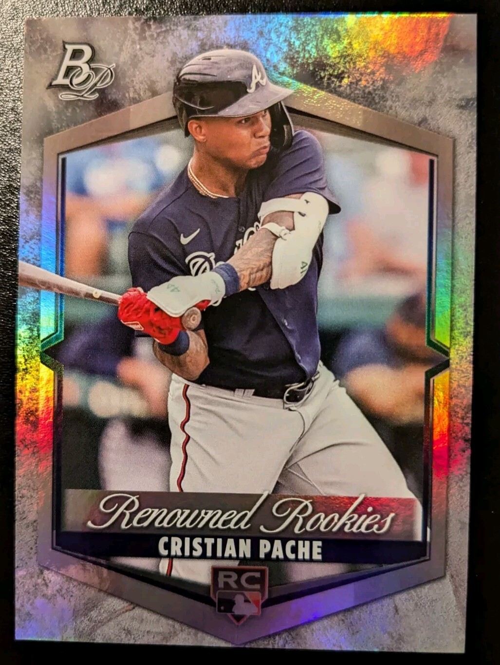 2021 Bowman Platinum Baseball Cristian Pache Renowned Rookies #RR-7 Braves