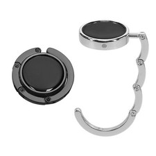 2x Gancio Appendi Borsa Tavolo Pieghevole Appendiborsa Antiscivolo