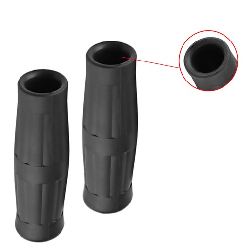 Vintage Style Motorcycle Handle Bar Grips Fit 7/8in (22mm) Left/1in (25mm) Right - Picture 2 of 7