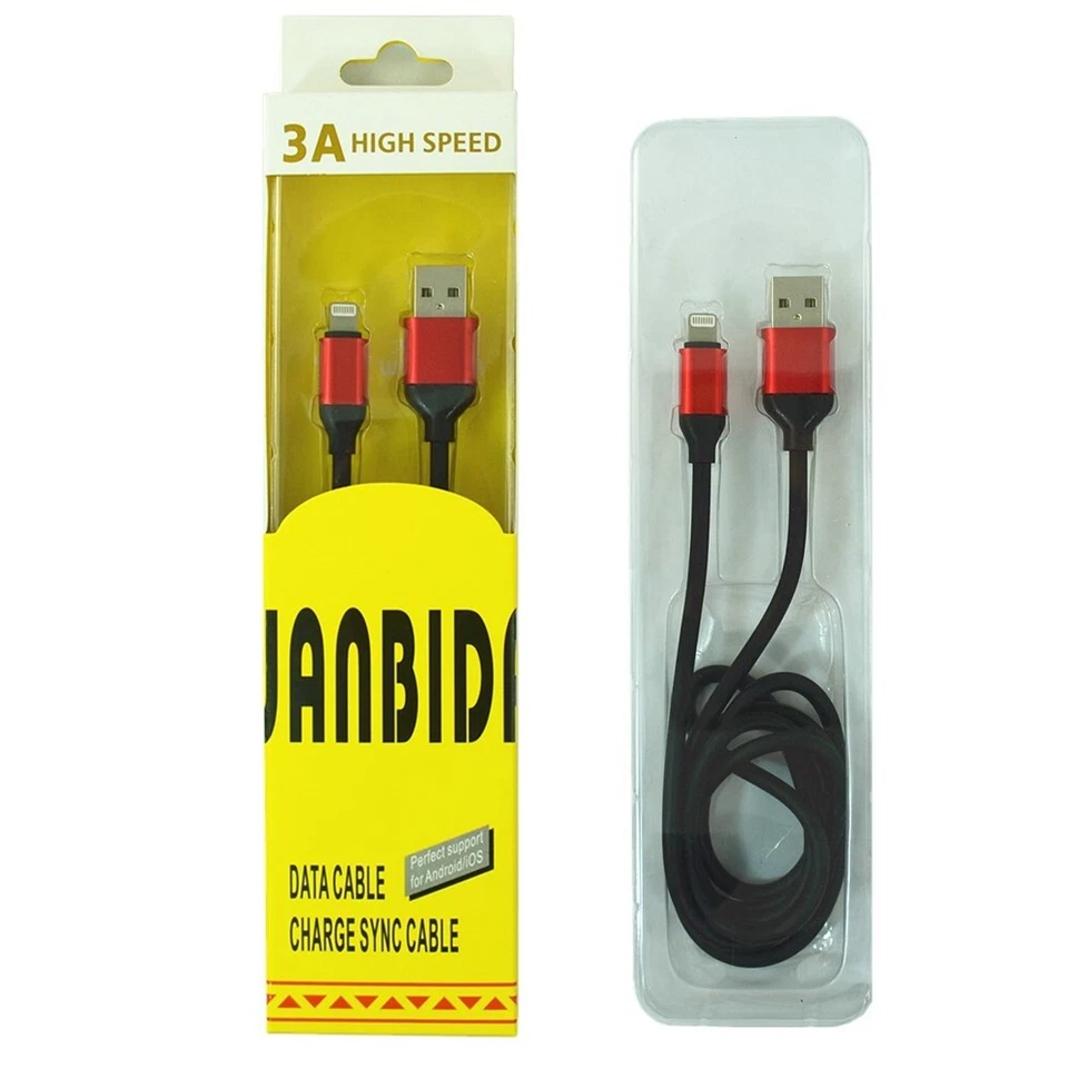 3Pcs Fast Charging USB Cable Charger For iPhone 7 8 Plus XR Xs Max 11 12 13 Pro - Image 4 of 4