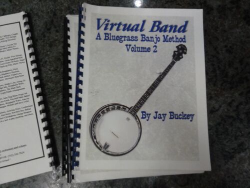Virtual Band Banjo 4 Books and 5 CDS Bluegrass Banjo Method - Foto 8 di 21