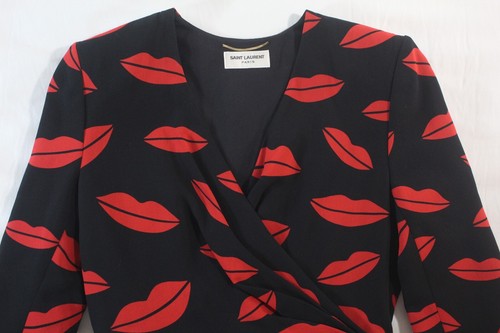 SAINT LAURENT - IL FAMOSO ABITO "STAMPA LABBRA" DA $3.650 (TOTALMENTE ICONICO!!!) F40 - Foto 13 di 23