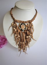 Erickson Beamon designer leather and cameo ne...