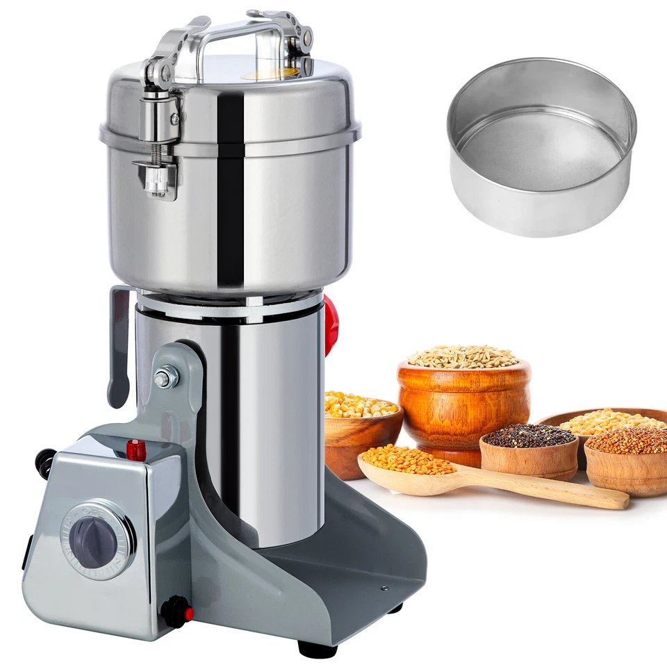 3500W Getreidemühlen Elektrisch Mühle 800g Kräutermühle Grinde für Gewürze/Nüsse - Bild 3 von 4