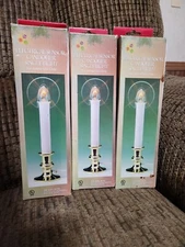 Vintage Candolier Single Light Electric Sensor 3 Sets New Open Box Tested Works