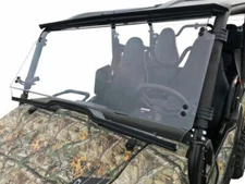 Yamaha Wolverine X-2 / X-4 Tilting Partial Flip-Up Windshield Scratch Resistant