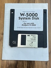 Rodgers w-5000 Original System Disk 1995