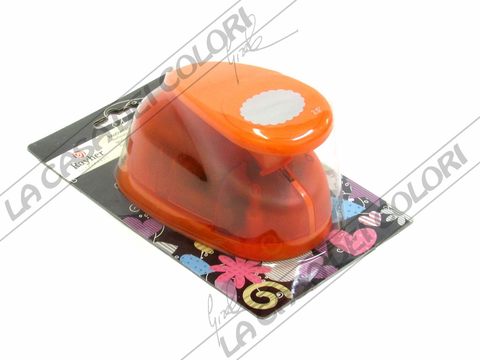 RAYHER - PUNCHER - OVALE CON BORDATURA - LARG. 6,35 cm - SCRAPBOOKING
