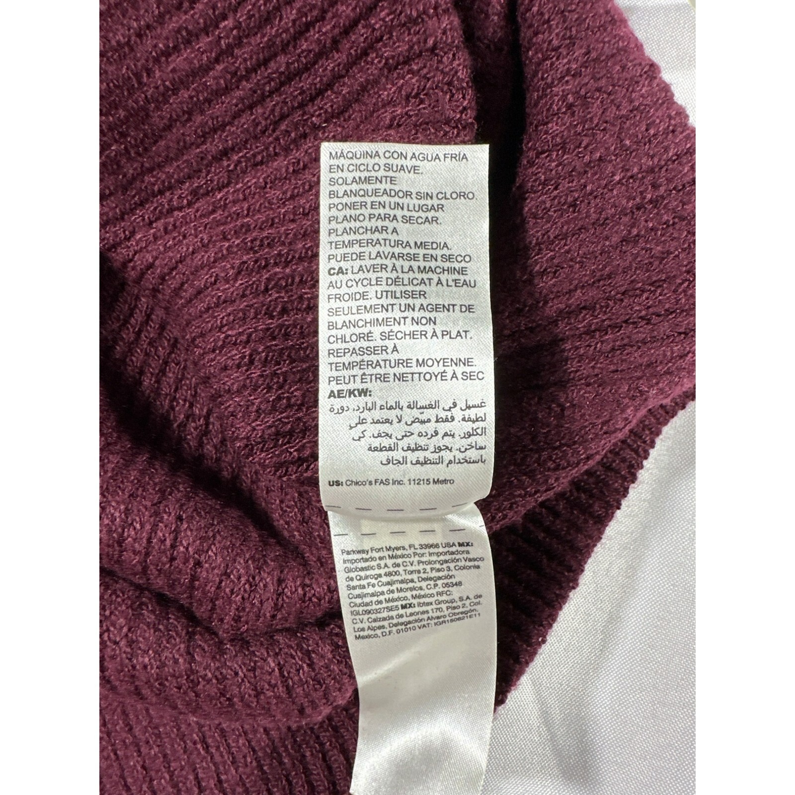 chicos mock turtleneck