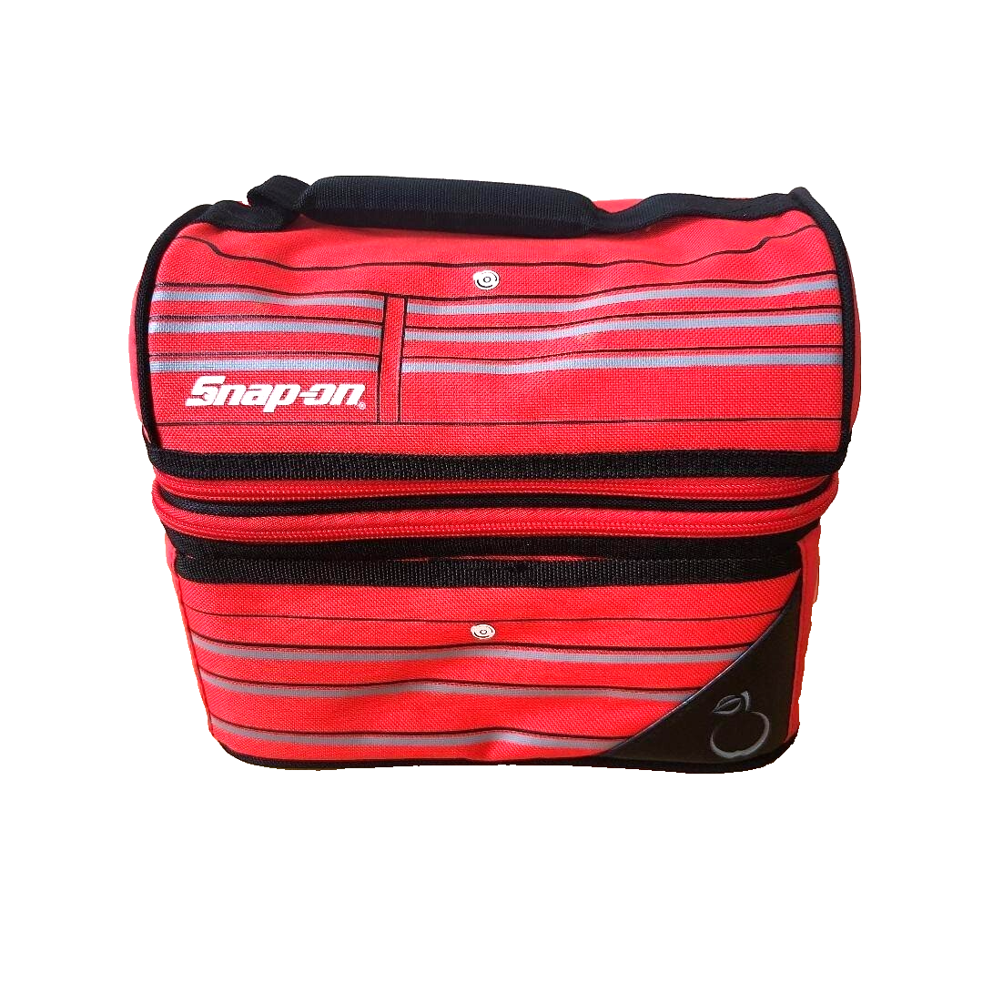 Snap-on 赤 ストライプ ランチバッグ TB50 スナップオン Snap-on トートバッグ 20インチ x 11インチ 9