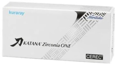 KATANA Zirconia ONE Crown A3.5, A4 (Combo Pack) For CEREC 2/Bx