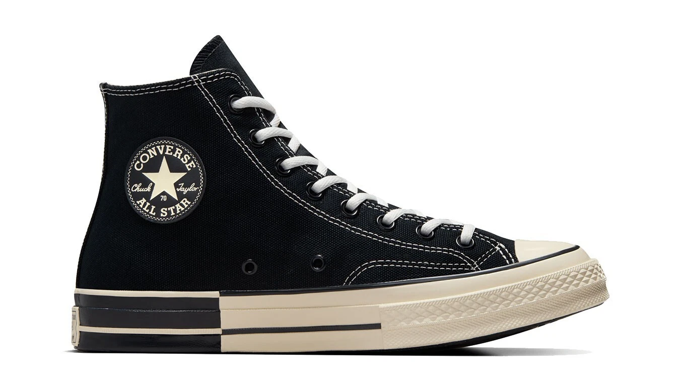 Converse Chuck 70 High-Top Shoes Black /White A08134C Trainers UK 4.5 EUR 37