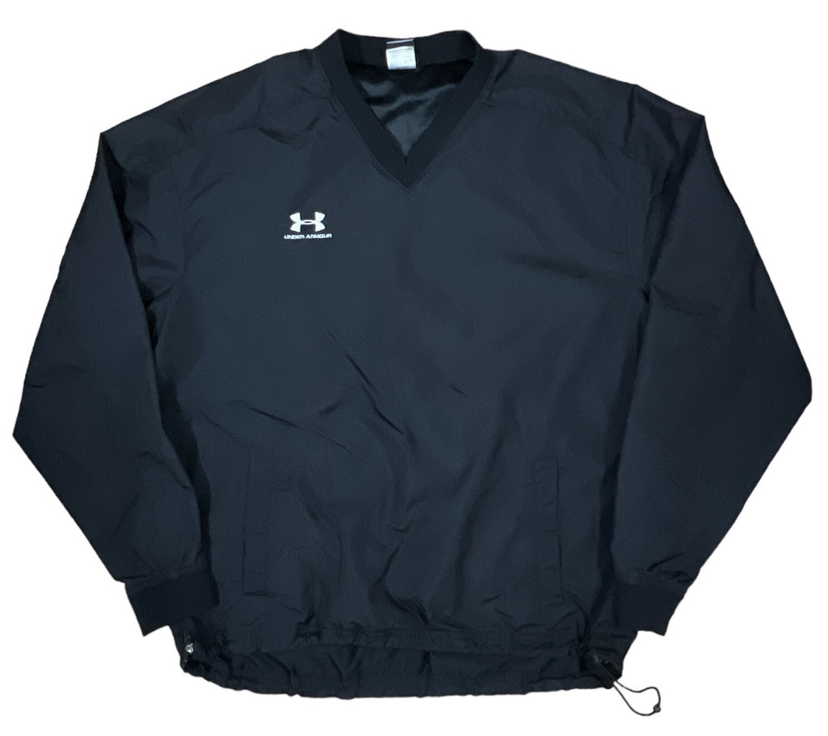 Under Armour Jacket Mens M Black Long Sleeve 1/4 Zip Pullover
