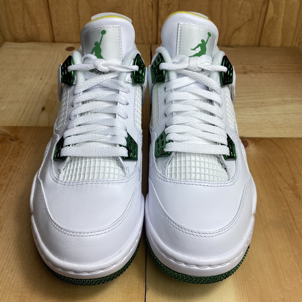 Nike Air Jordan 4 IV Golf Metallic Green Masters Tournament Size 7