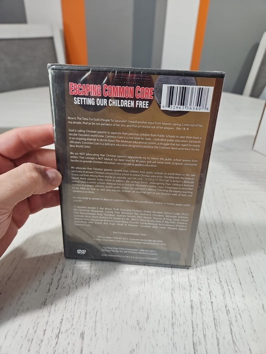 Escaping Common Core (DVD, 2015) FACTORY SEALED 🇺🇸 BUY 5 GET 5  