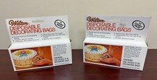 Wilton Vintage Disposable Decorating Bags 12 Inch 2 Packs- 24ct Total -NEW