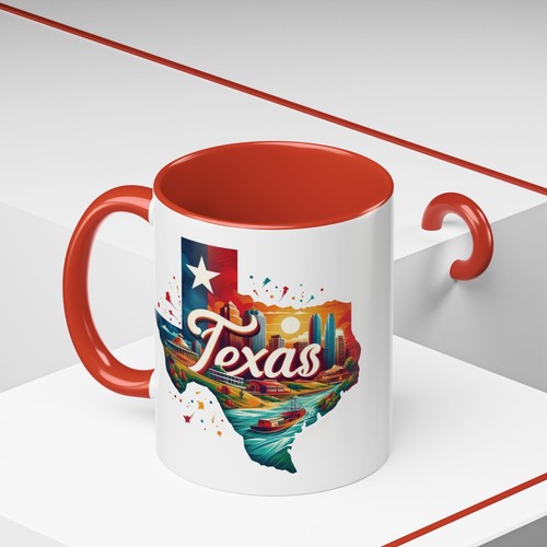 Texas Coffee Mug - TX Souvenir Gift for Texans, Lone Star Travel Souvenir, - Picture 5 of 17