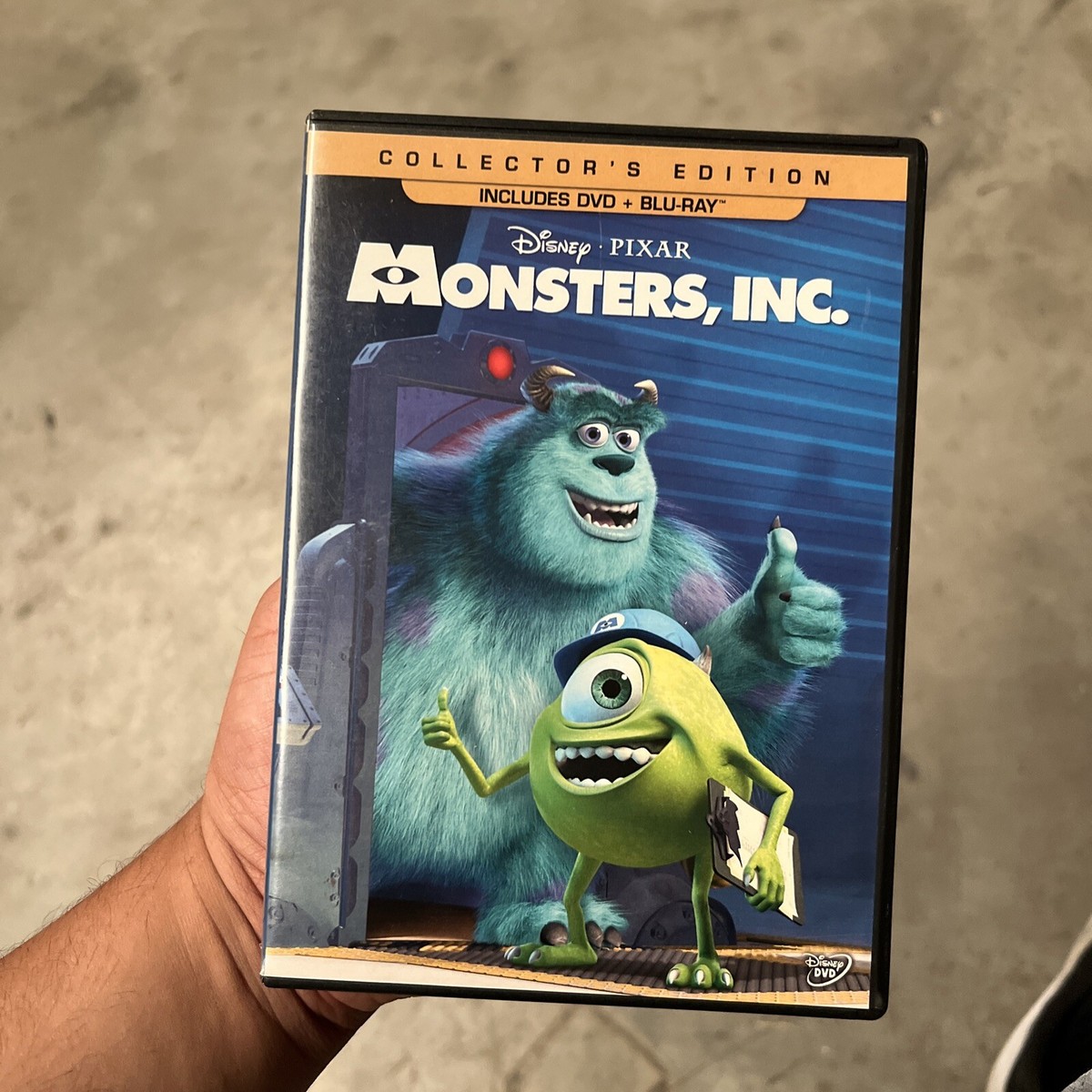 Monsters, Inc. (Blu-ray/DVD, 2013, 3-Disc Set, DVD/Blu-ray