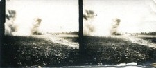 War 1914-18 film photo CITY-ON-PEAT 51 Marne stereo 6x6 cm VGC