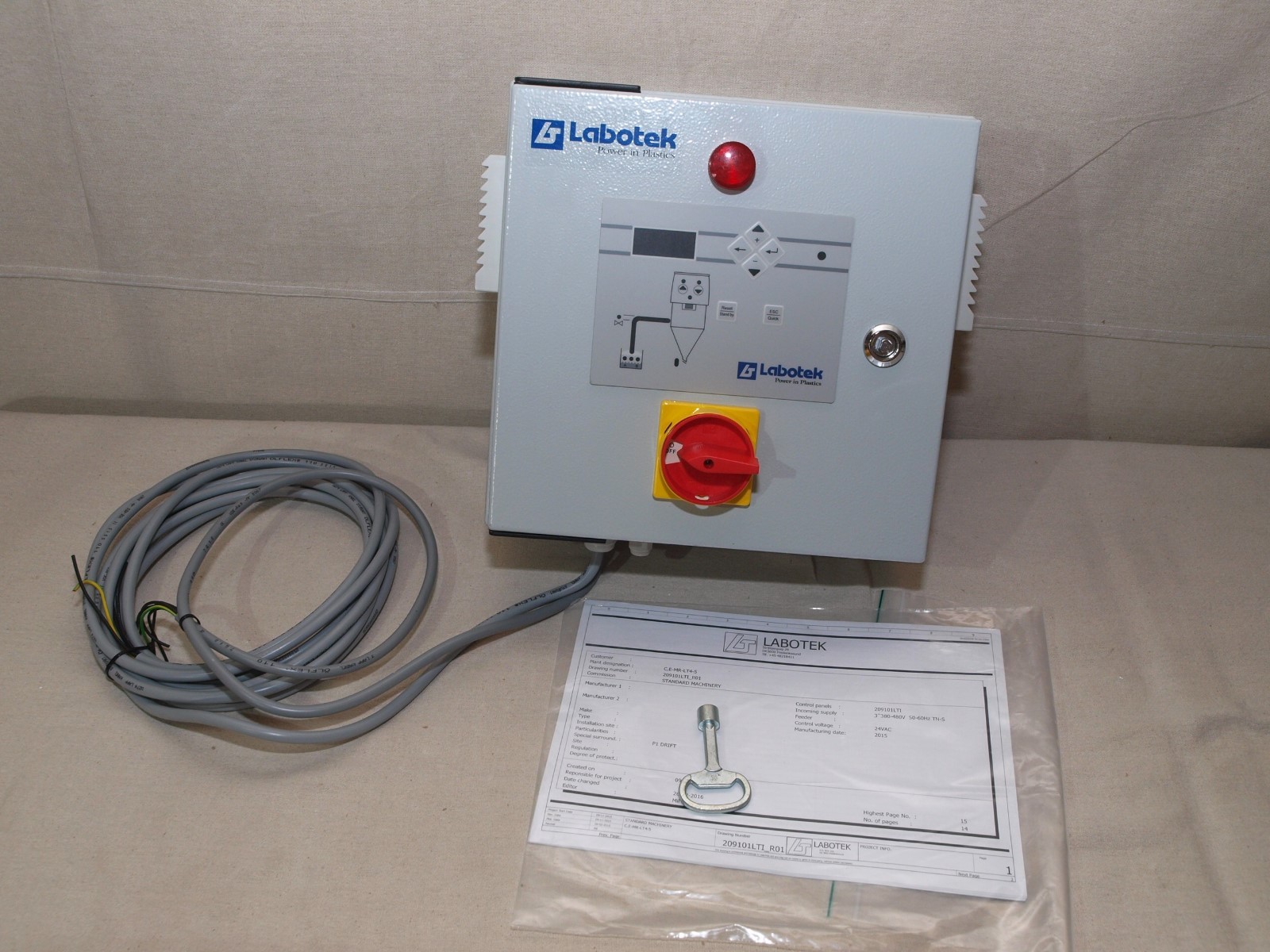 Labotek 209201 Hopper Control Panel 3-400V, 50Hz, Type:CE/MV/MR/LT4/5-II/P1-NEW