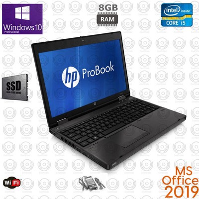 Hp Probook 14 Inch Notebook Core I5 8gb Ram Hdd Ssd Win10 Msoffice Laptop Ebay