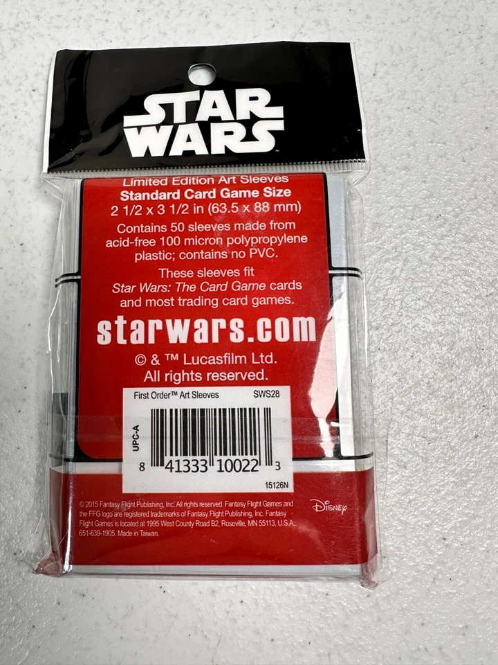 Fantasy Flight Games Star Wars Art Sleeves: First Order FFG SWS28 Foto 3 de 3