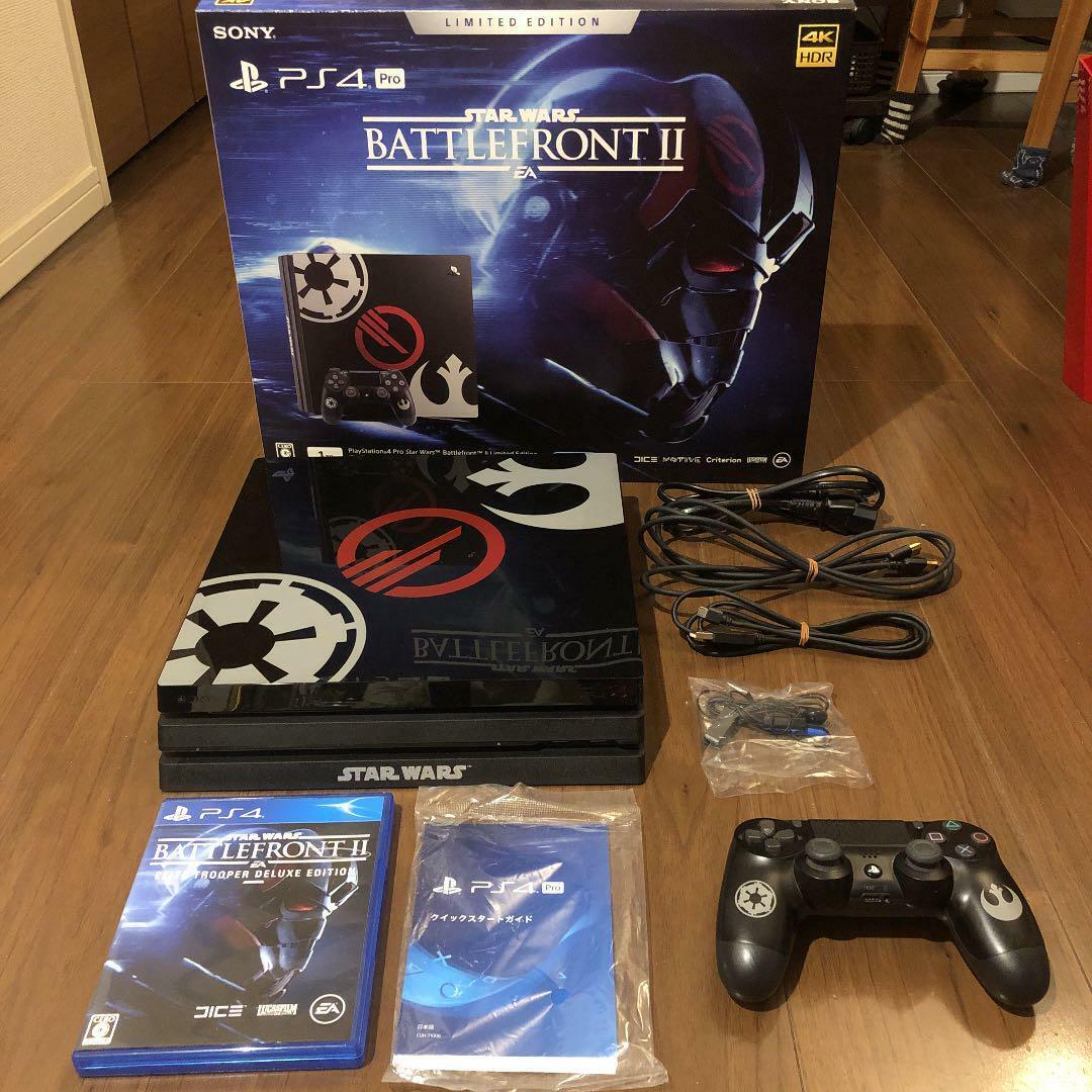 Used Sony PlayStation 4 Pro Star Wars Battlefront II Limited Edition  Console PS4